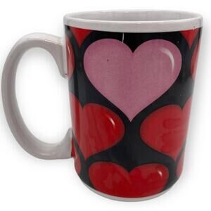 Heart Mug Hearts with 11 OZ Cup for the Couple or Gift for Wife